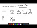 2023 AMC 8 problem 23 solution