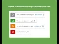 Angular Push notifications to your visitors with a toast