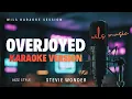 Lagu [KARAOKE] OVERJOYED - STEVIE WONDER | MODERN JAZZ VERSION BY WILS MUSIC