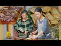 Download Lagu 2 Young Girls Harvest Big Bananas, Make Banana Cake and Chocolate Banana Ice Cream