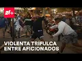 Pelea campal entre aficionados de Monterrey y Comunicaciones en Guatemala - En Punto