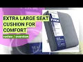 Review Extra Large Firm Memory Foam Seat Cushion for Ultimate Comfort