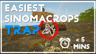 ARK New EASIEST Sinomacrops Taming Trap How to Tame a Sinomacrops The BEST Method