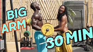 It wasnt soo hard to build this big Arm in 30 mins 💯