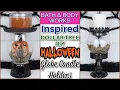 Bath Body Works Inspired DOLLAR TREE DIY Halloween Globe Candle Holders Halloween Decor