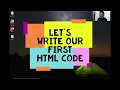 Lesson 3 How to write HTML Code Why you should use Notepad Explained