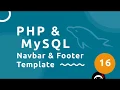 PHP Tutorial MySQL - Project Header Footer