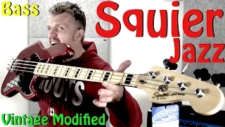 Download Squier Vintage Modified 70s Jazz Bass Review SWEET! MP3