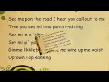 UPTOWN TOP RANKING Lyrics