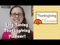 How to Organize Thanksgiving Dinner With My NEW Thanksgiving Planner