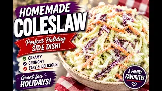 classic creamy coleslaw recipe perfect for cookouts u0026 holidays
