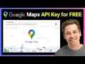 How to Get Google Maps API Key for FREE Step by Step Tutorial