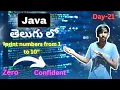 Java 365 Challenge Day 21 - Master Java One Problem at a Time