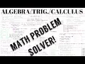 FREE Math Problem Solver Calculus