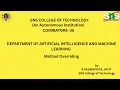 Overriding Object oriented programming SNS Institutions