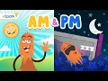 AM and PM Telling Time with the Minute Monsters 2nd Grade Math Song eSpark Music