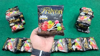 VIRAL!!! PERMEN LOLIPOP ADA HADIAH UANGNYA!!! Unboxing permen Trilyon berhadiah uang