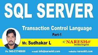 Transaction Control Language in SQL Server Part 1 MSSQL Training