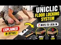 How To Lock LVP and Laminate Flooring The Most Common Floor Locking System