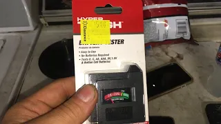 Walmart Clearance Hyper Tough Battery Tester
