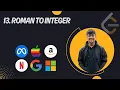 P17 13 Roman to Integer Leetcode Top Interview 150 C