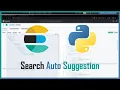 Full-Text Search with Auto Complete - Python Flask ElasticSearch