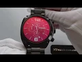 Download Lagu Men's Black Diesel Overflow Chronograph Steel Watch DZ4316