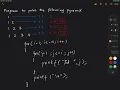 Pattern 3 Repeating numbers in a right-angled triangle