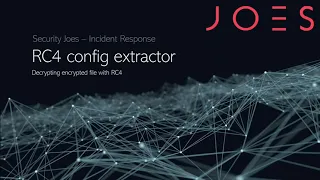 Detecting RC4 To Extract Malware Config Charles Lomboni