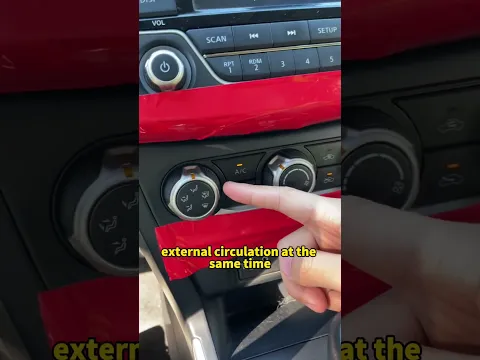 How to turn on the air conditioner correctly in different weather conditions. #car #driving #cartok