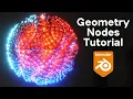 Blender Tutorial Abstract Honeycomb Sphere Satisfying Animation Loop Geometry Nodes