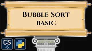 Bubble Sort basic Algorithm Visualization Step by Step Python Code Animation