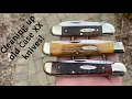 Vintage Case XX pocket knives need a cleanup 1965-1970 Trapper Canoe and Copperhead