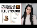 Create Printables Using Adobe Illustrator to SELL ONLINE