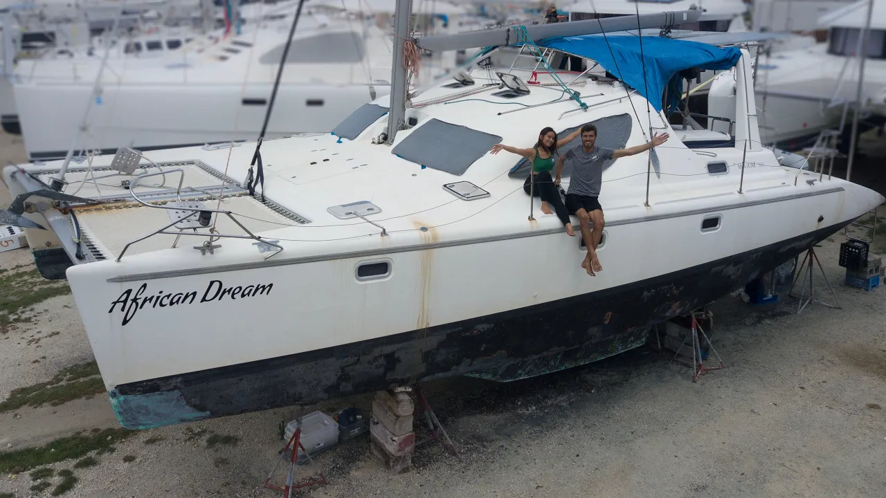 Our DIY Hurricane Beryl Damaged Catamaran Project