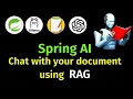 Spring AI - Build Chatbot for your documents using RAG and Vector database with locally running LLM