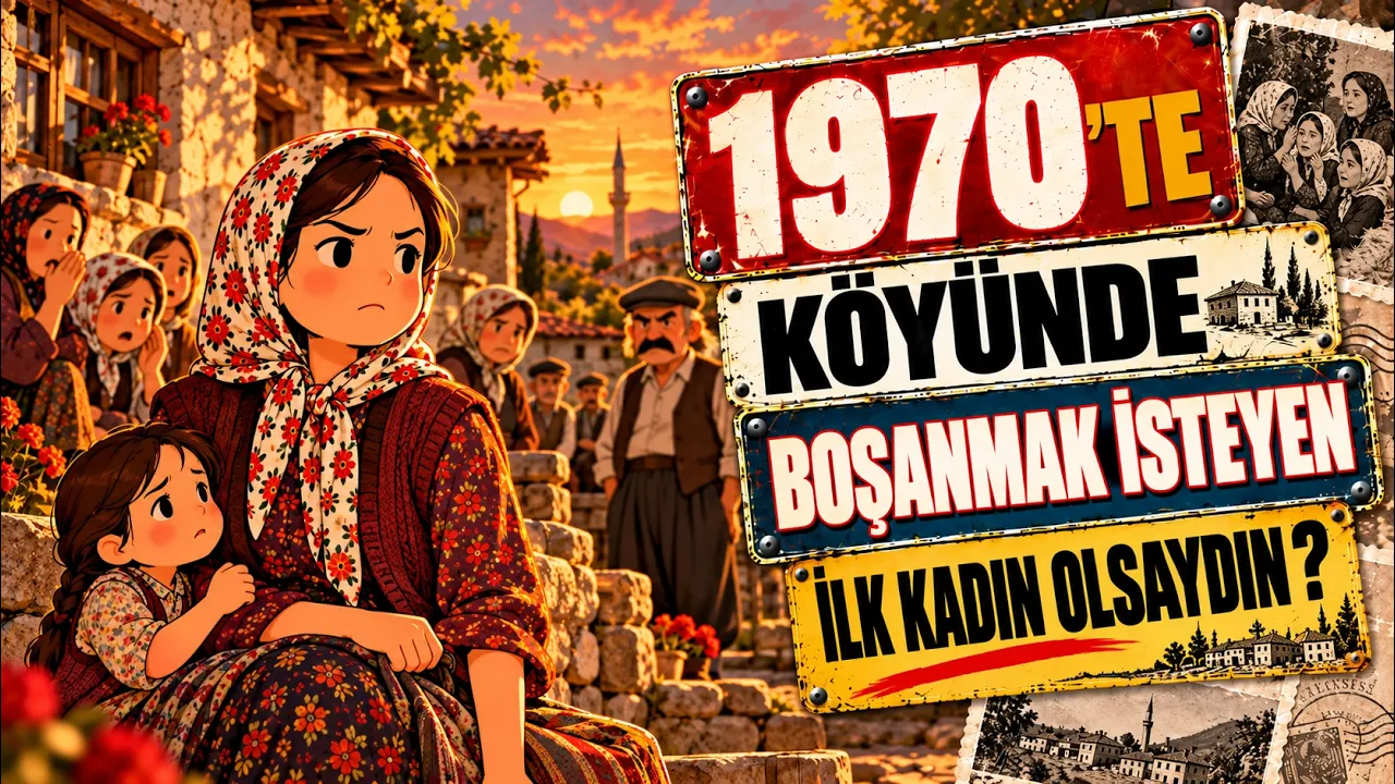 Eğer 1970'te Köyünde Boşanmak İsteyen İlk Kadın Olsaydın?