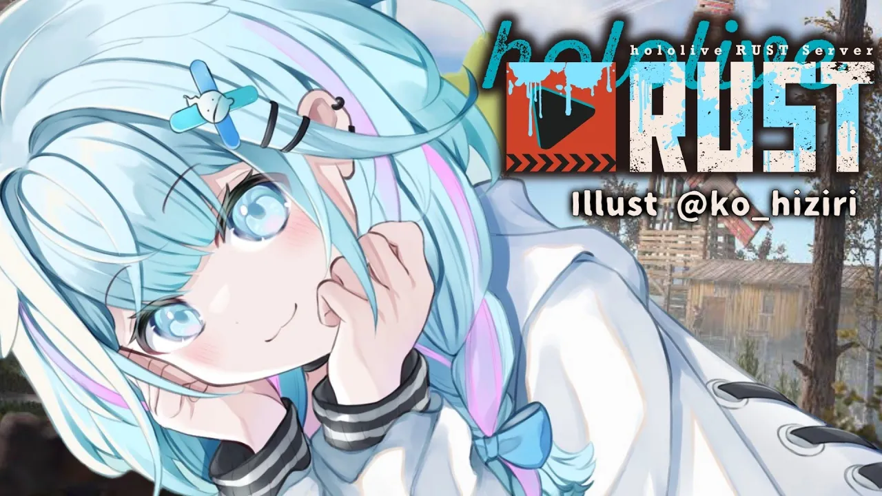 【#holoRUST】強化発展したい、初心者RUST#4【水宮枢／FLOW GLOW】#hololiveDEV_IS