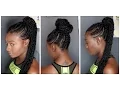 Feed in Braids Ponytail