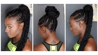 Feed in Braids Ponytail