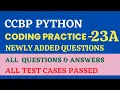 Coding Practice - 23A Functions Python CCBP 4 0