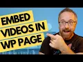 How to Embed YouTube s in WordPress using the Gutenberg Editor