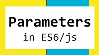 Parameter handling in ES6 - default rest spread parameters destructuring Lazy functions