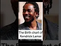The Birth chart of Kendrick Lamar