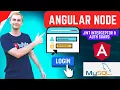 Angular Node MySQL Login System - JWT Interceptor Auth Guard