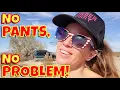 No Pants No Problem Camping at the Magic Circle in Quartzsite Arizona