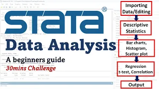 STATA Tutorial for Beginners Descriptive Statistics Charts Data Analysis