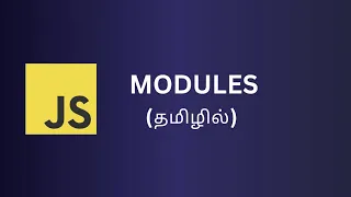 JavaScript Modules Explained import export Real Usage CodeWithAswin Tamil