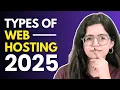 Types of Web Hosting in 2025 - Shared Hosting vs VPS vs Dedicated