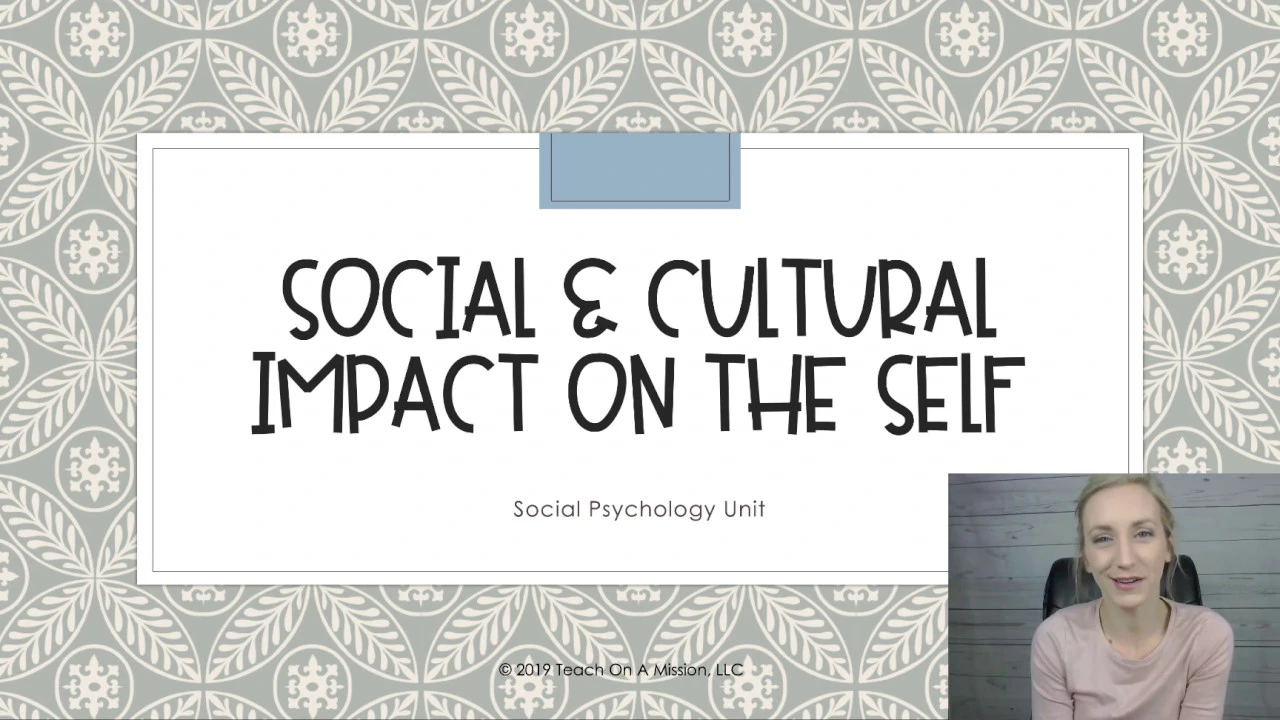 Social & Cultural Impact on Self Notes by Mandy Rice APPsych